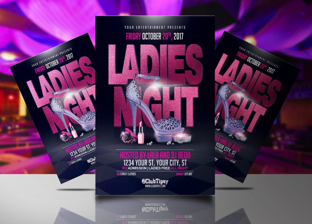 Ladies Night (Free) Flyer Template - Streetz Myestro Beats